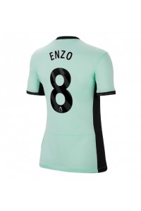 Chelsea Enzo Fernandez #8 Jalkapallovaatteet Naisten Kolmaspaita 2023-24 Lyhythihainen